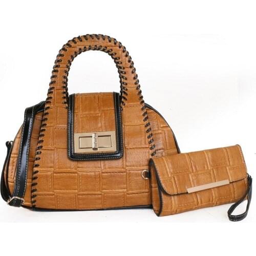 Ladies bag 2021 European and American fashion large-capacity shell bag single-shoulder diagonal bag + wallet