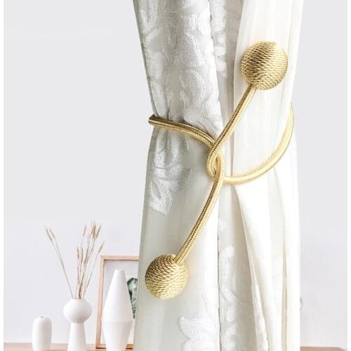 1Pc Arbitrary Shape Arbitrary Bending Curtain Tieback Buckle Hanging Belts Rope Holdback Curtain Accessories Home Decorations
