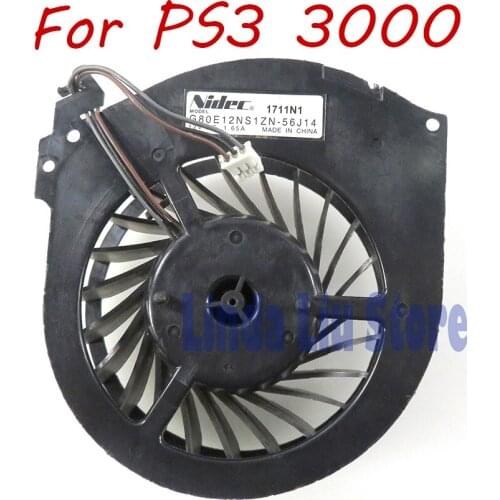15pcs/lot High quality Internal Cooling Fan for Sony PS3 Playstation 3 3000 Cooler Fan Replacement Parts