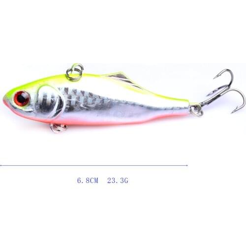 2018 new fishing lure plastics baits fishing top water lure 1pcs wobbler fishing good quality smart fishing baits 6.8cm 23.3g