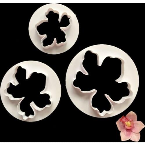 3/4pcs Hawaiian Flower Cookies Cutter Mould Plunger Palm Leaf Biscuit Icing Pastry Mold Cake Decorating DIY Cookie Cutter Molds