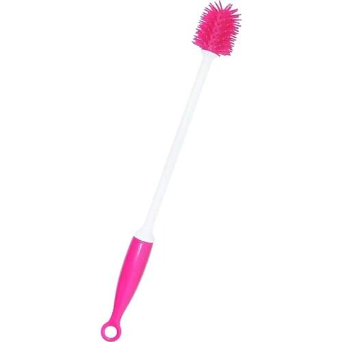 30CM Bottle Cleaning Brush Long Handle Silicone Brushes Flask Cleaner for Narrow Neck Containers A1