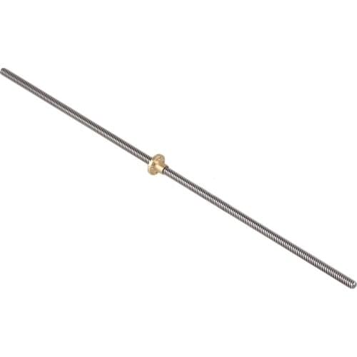 450mm Length 8mm Lead Screw Rod Stainless Steel with Nut Z Axis for 3D Printing General Machine Tool