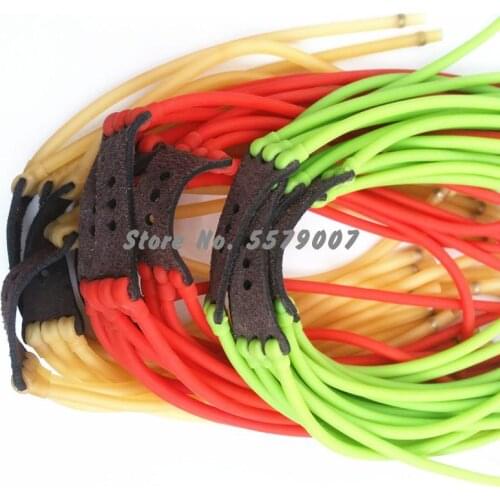 5pcs/lot 1745 type 6 Strips Elastic Catapult Bow Slingshot Rubber Bands Catapult Outdoor Hunting Shooting Slingshots Rubber Tube