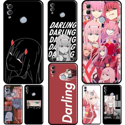 Zero Two Darling in the Franxx For Huawei Honor 20 8 9 10 10X Lite 10i 7C 4C 6C 7A Pro 8A 9A 8S 9S 7X 9X 8X Phone Case
