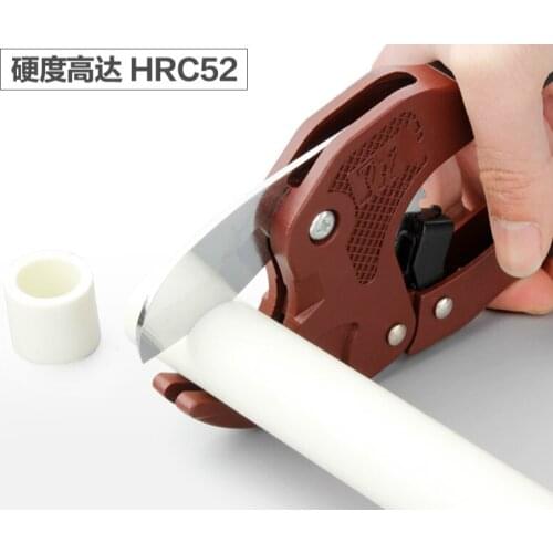 Length 195mm, Maximum opening 42mm Manganese steel blade PVC pipe cutting knife PPR tube scissor snip cutter shear free shipping