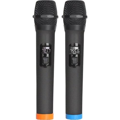 Jiy mobile phone live sound card microphone universal one for two home conference audio computer TV wireless microphone