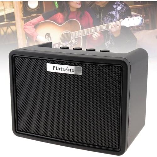 Mini Guitar Amplifier Built-in Analog Delay 2 Channels Clean Distortion 2 channels Lightweight Guitar Accessories