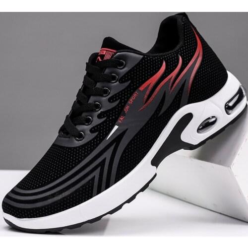 Mens air cushion casual shoes leather shoes fashion Korean sports shoes mens shoes spring 2021 new