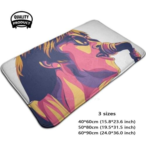Liam Gallagher Soft Foot Pad Room Goods Rug Carpet Liam Gallagher Madferit Graphic Live Forever Nineties Singer Band Icon Idol