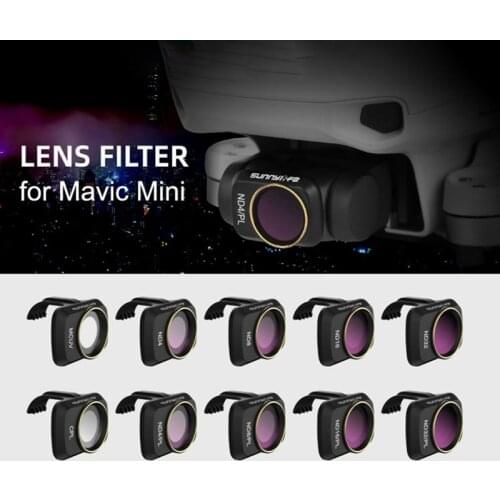 New Camera Lens Filter FOR DJI Mavic Mini 2 MCUV ND4 ND8 ND16 ND32 CPL ND/PL Filters Kit for DJI Mavic Mini Drone Accessories