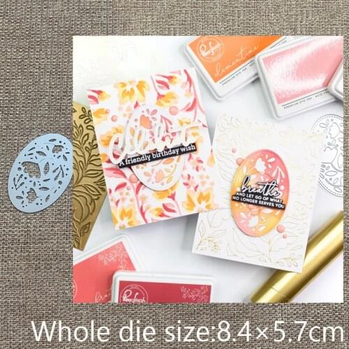 New Design Craft Metal stencil mold Cutting Dies FLORAL HARMONY decoration scrapbook die cuts Album Paper Card Craft Embossing