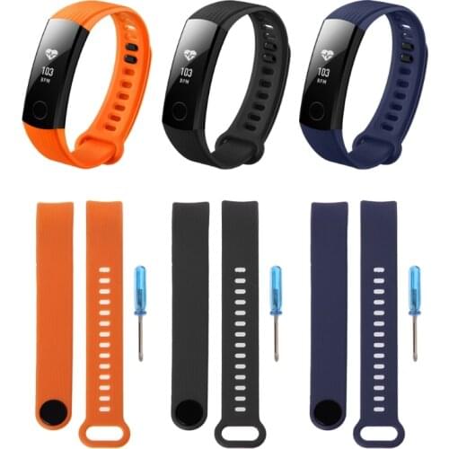 New Silicone Adjustable Watchband Replacement Accessory Bracelet Wrist Strap For Huawei Honor 3 Samrt Watch