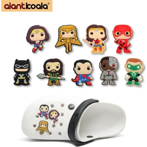 Single Sale 1pc PVC Cartoon Character Shoe Charms,Shoe Buckles Accessories Fit Bands Bracelets Croc JIBZ,Kids Party X-mas Gift