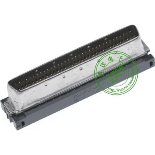 Genuine original AMP SCSI connector 68PIN crimp punctured is the model : 749109-5