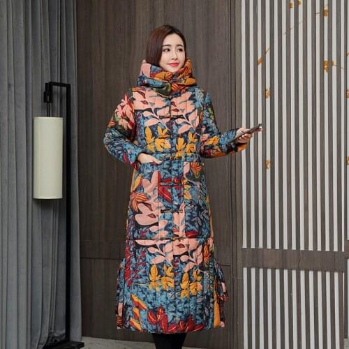 X-long Womens Winter Parkas Letter Print Oversized Thick Jacket Women Stand Collar Shiny Hooded With Epaulet Puffer Coat Ladies