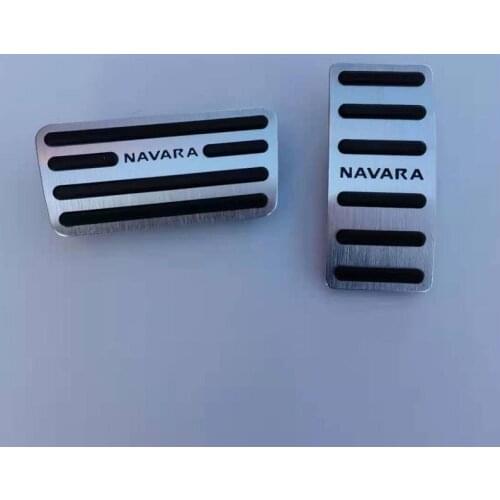 Car Internal Accessory For Nissan Navara NP300 2017 2018 2019 2020 2021 AT Gas Accelerator Footrest Modified Pedal Non-Slip Mat