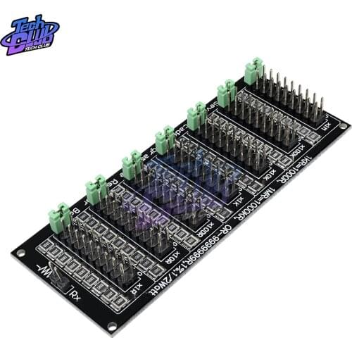 1R - 9999999R Seven 7 Decade Programmable Resistor Resistance Board Module Step Accuracy 1R 1% 1/2 Watt jumper caps 200v