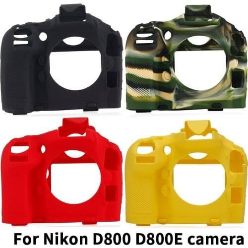 Qeento Lightweight Camera Bag Case Protective Cover for Nikon D800 D800E Camouflage Black colour
