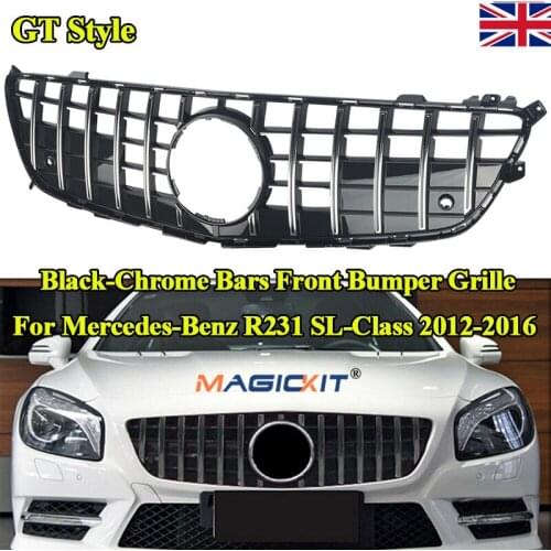 MagicKit UK Stock Front Radiator Hood Grille For Mercedes-Benz R231 SL-Class 2012-2016