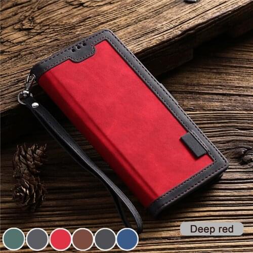 Luxury Vintage Leather Case on for Xiaomi Redmi Note 7 Pro Note7 S 7S 7Pro Note7S Cases Card Set Magnetic Wallet Flip Cover