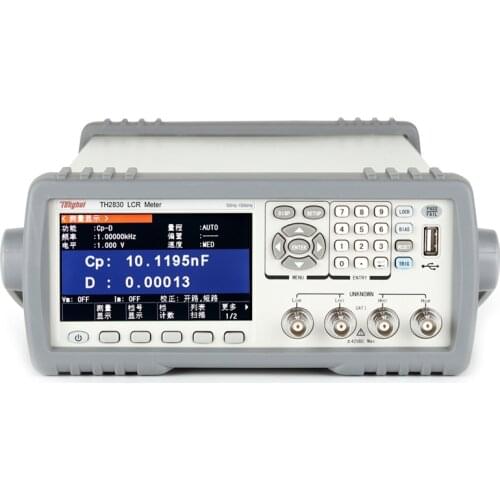 Tonghui TH2830 Digital Precision High Frequency USB Electric Bridge Inductance Resistance Capacitance Tester LCR Meter