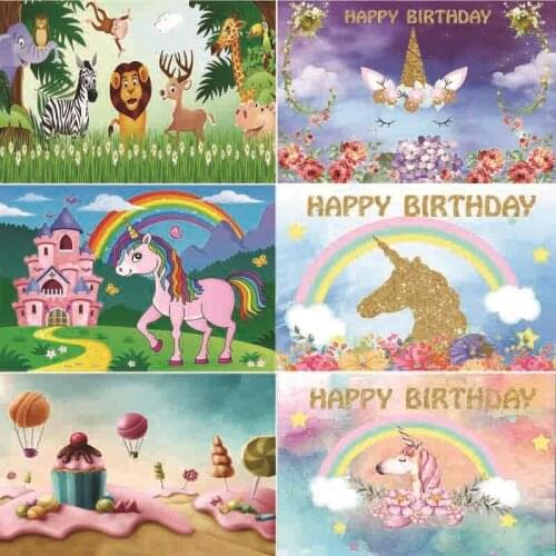 Vinyl Custom Photography Backdrops Prop birthday+baby Theme Photography Background #0062