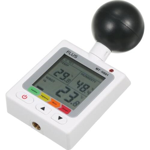 WBGT Meter HI Heat Index Checker Stress Meter Air Globe Temperature Humidity Tester Heat index Checker Dangerous Level Indicator