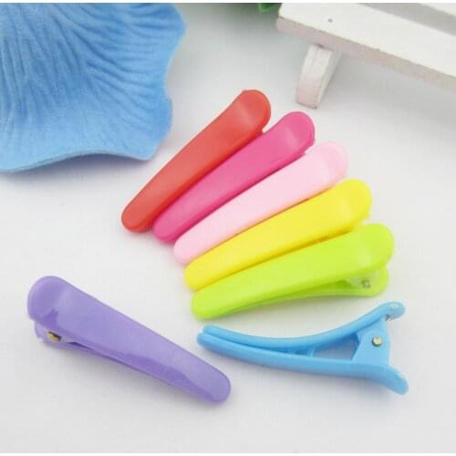 10pcs 3.7cm Hair Accessories Plastic Professional Hairdressing Salon Section Hair Grip Clips Styling Tools Hairpins Barrette
