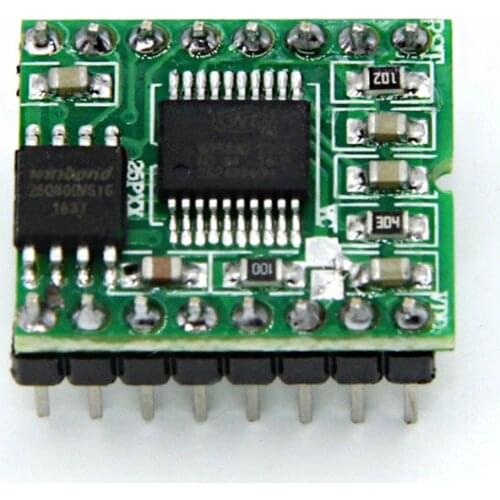 WT588DM01 WT588D 16M Voice Module Sound Board 255 Voices 4 Channel Key / button / Serial Control WT588D-16p DAC/PWM Output