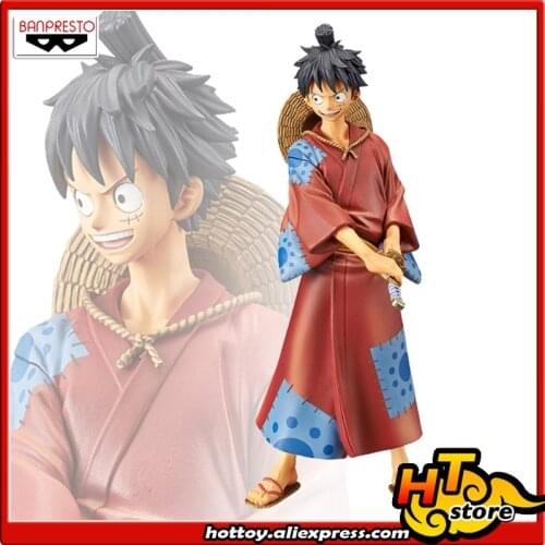 100% Original Banpresto DXF -THE GRANDLINE MEN- Wano Country vol.1 Collection Figure - Luffy From "ONE PIECE"