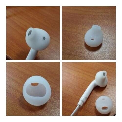 1000pcs/lot white Silicone eartips earbud ear tips buds for S6 edge G9250 G9200 earplugs S6 eargel Earphone headphone