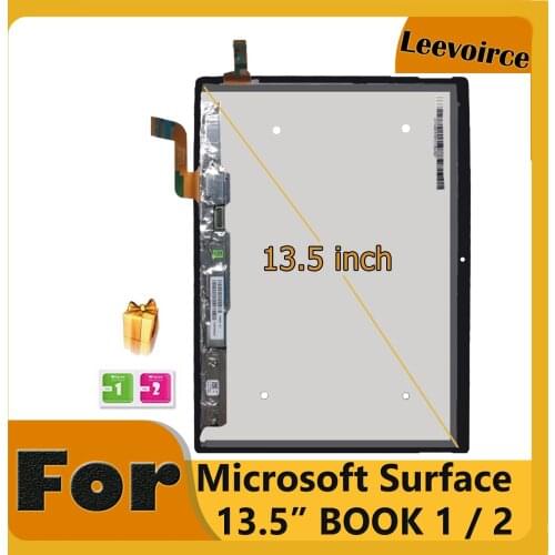 13.5" For Microsoft Surface Book 1 1703 1704 1706 LCD Display Touch Screen Digitizer Assembly For surface Book 2 1806 1832 LCD