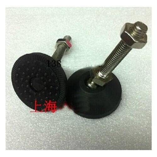 2 Pieces Thread Rod Adjustable Table Desk Furniture Glides Leveling Foot Leg 50mm