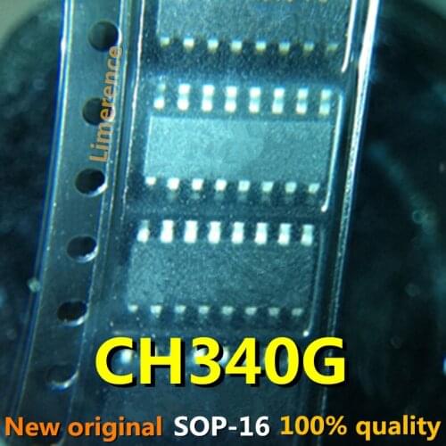 5PCS CH340G SOP16 CH340 SOP-16 340G SOP SMD new and original IC Chipset Support recycling all kinds of electronic components
