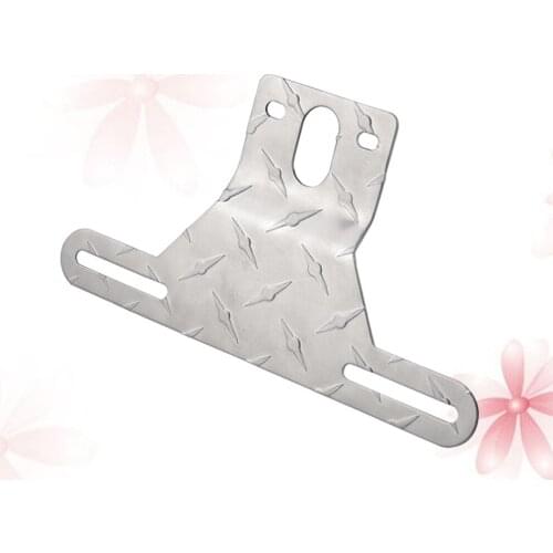 Aluminum Car Trailer Truck License Plate Light Bracket Holder Mount Car Modified Accessory