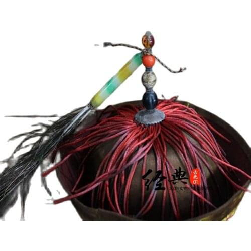 Antique home decoration gifts gifts, the ancient General of the emperor hat