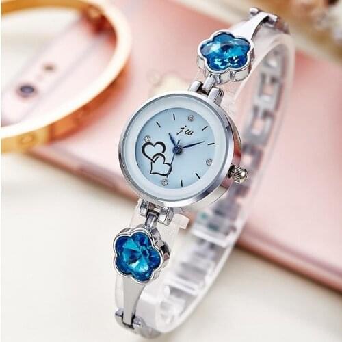 Womens Watch Unisex Stainless Steel Business Ladies Watch Rhinestone Quartz Wrist Watch