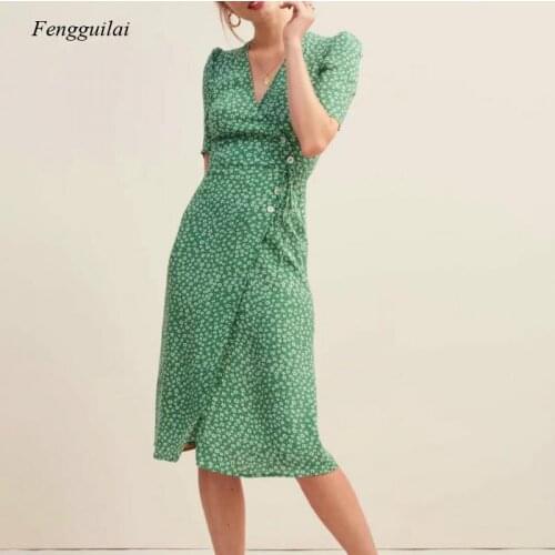 Летние платья с запахом Fengguilai China At AliExpress