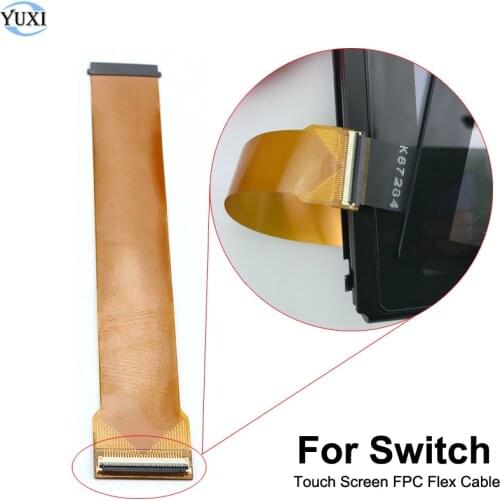 YuXi 1pc For Nintend Switch NS Console Touch Screen Flex Cable Clip Ribbon Connector Socket Plug