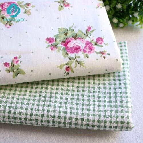 Flower lattice Cotton Fabric for Patchwork Quilts Cushions Pillows Tablecloth Fabric Telas Patchwork Tilda Tessuto