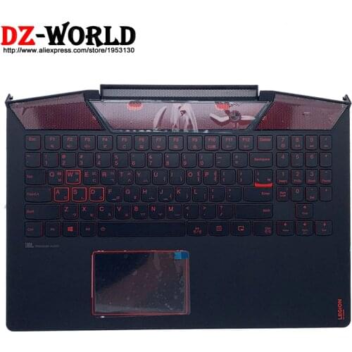 KR Korean Backlit Keyboard with Shell Cover Palmrest Upper Case and Touchpad for Lenovo Legion Y720-15IKB Laptop 5CB0N67269