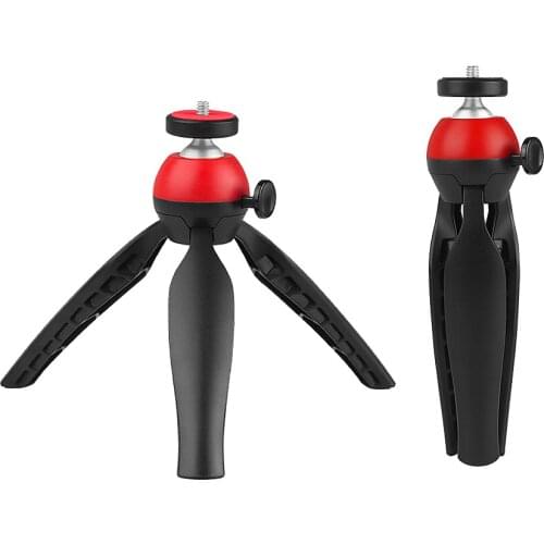 Mini Tripod Handgrip with Head for Mirrorless CSC Compact Camera LED Light Microphone Phone Vlog Video Vlogging Tripod Desktop