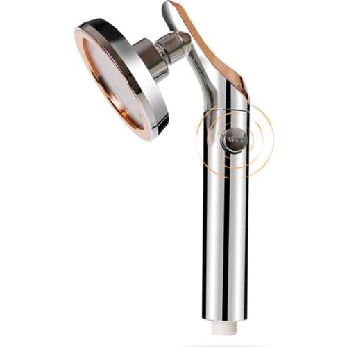 Pressurized Shower Heads One Button To Stop Water Hand Shower SPA Shower High Pressure Water Saving Bathroom Shower Head