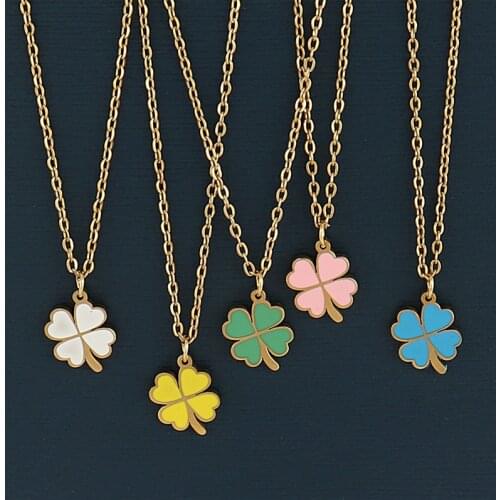 Fashion Stainless Steel Necklaces For Women Heart Necklace Chain Necklace Geometry Necklace Gold Color Necklace Jewelry Gift