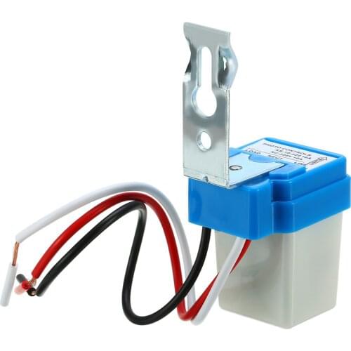 Automatic On Off Light Control Switch AC 220V 10A Photo Control Street Light Switch Night On Day Off Sensor Switches for Street