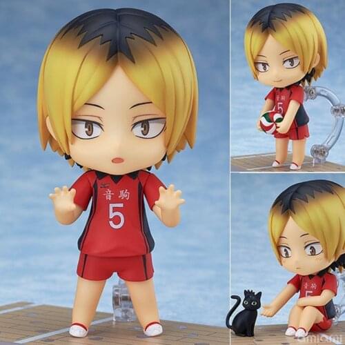 Japanese Anime Haikyuu!! Hinata Shoyo kageyama tobio Kenma Kozume 605# Kozumekenma Q Ver. PVC Action Figure Model Toys Doll 10CM