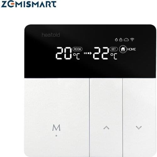 Zemismart Mijia Smart WiFi Thermostat Temperature Controller for Electric Floor Heating MI Home APP Voice Control