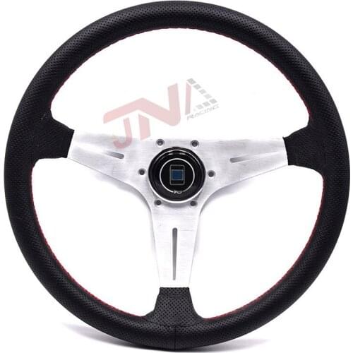 14-inch racing steering wheel Aluminum Spoke Racing Wheel hot selling car steering