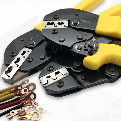 2.5-16MM2 Copper plug connector Tabs Terminals Crimper Professional Crimping Tool for copper Connector